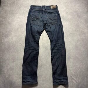 Diesel Krooley Jeans Mens 31x34 Blue Excellent Slim Carrot Stretch